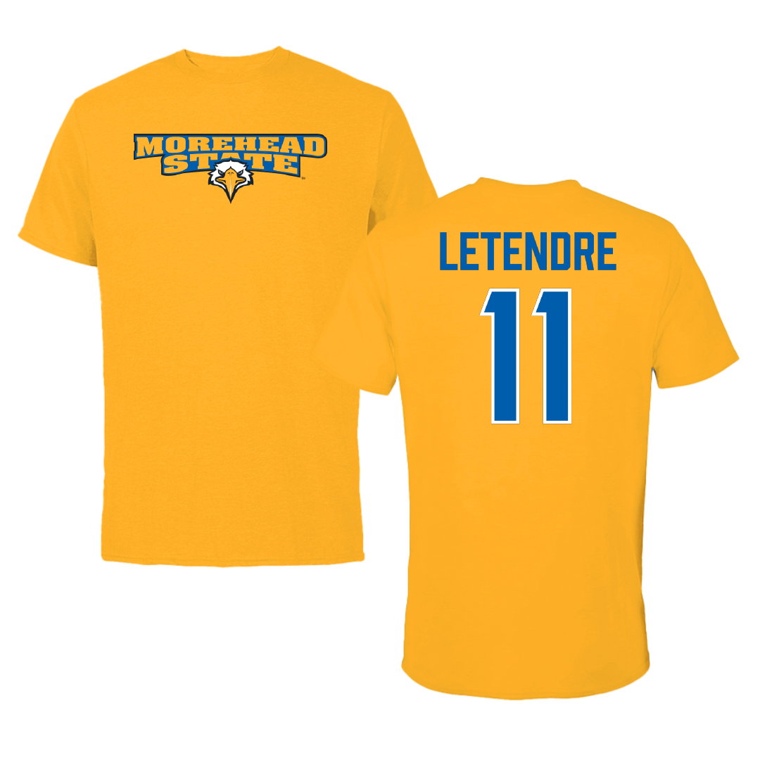 Morehead State University Softball Gold Performance Tee - #11 Noemye Letendre