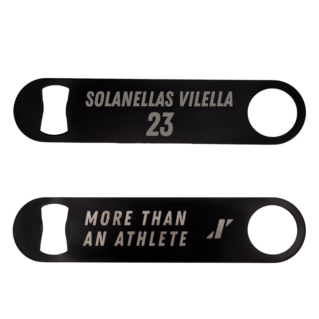 Soccer (M) Black Bottle Opener - #23 Marti Solanellas Vilella