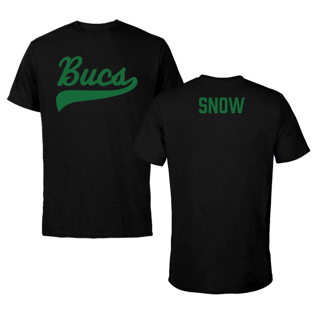 Shelton State Community College Cheer Black Performance Tee - Hunter Snow