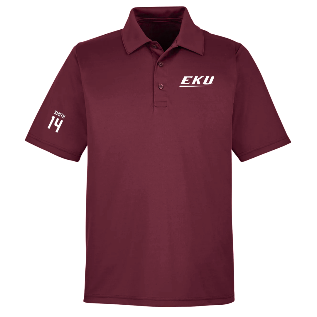 Eastern Kentucky University Softball Maroon Polo - #14 Jordan Smith