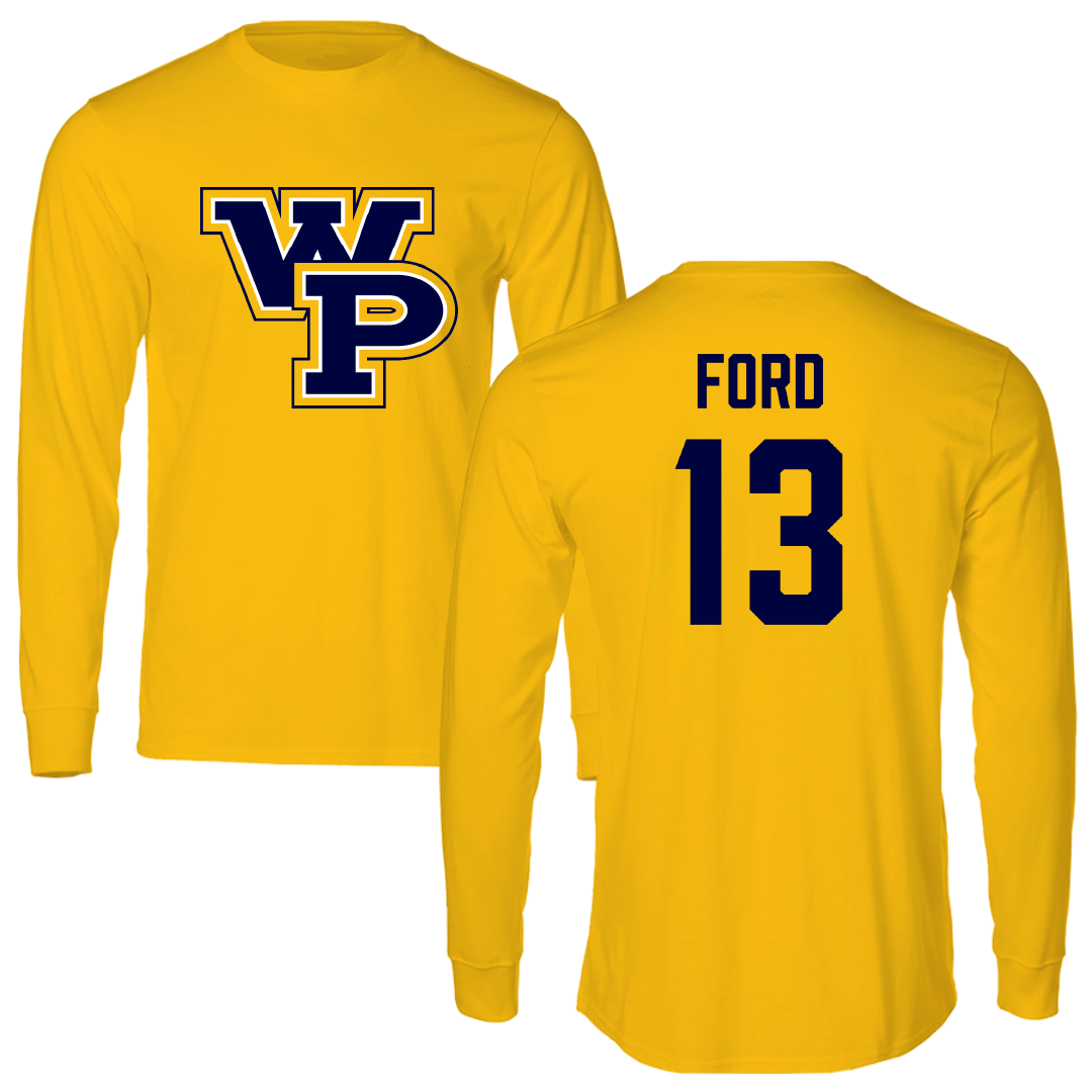 William Penn University Lacrosse (M) Gold Long Sleeve - #13 Carter Ford