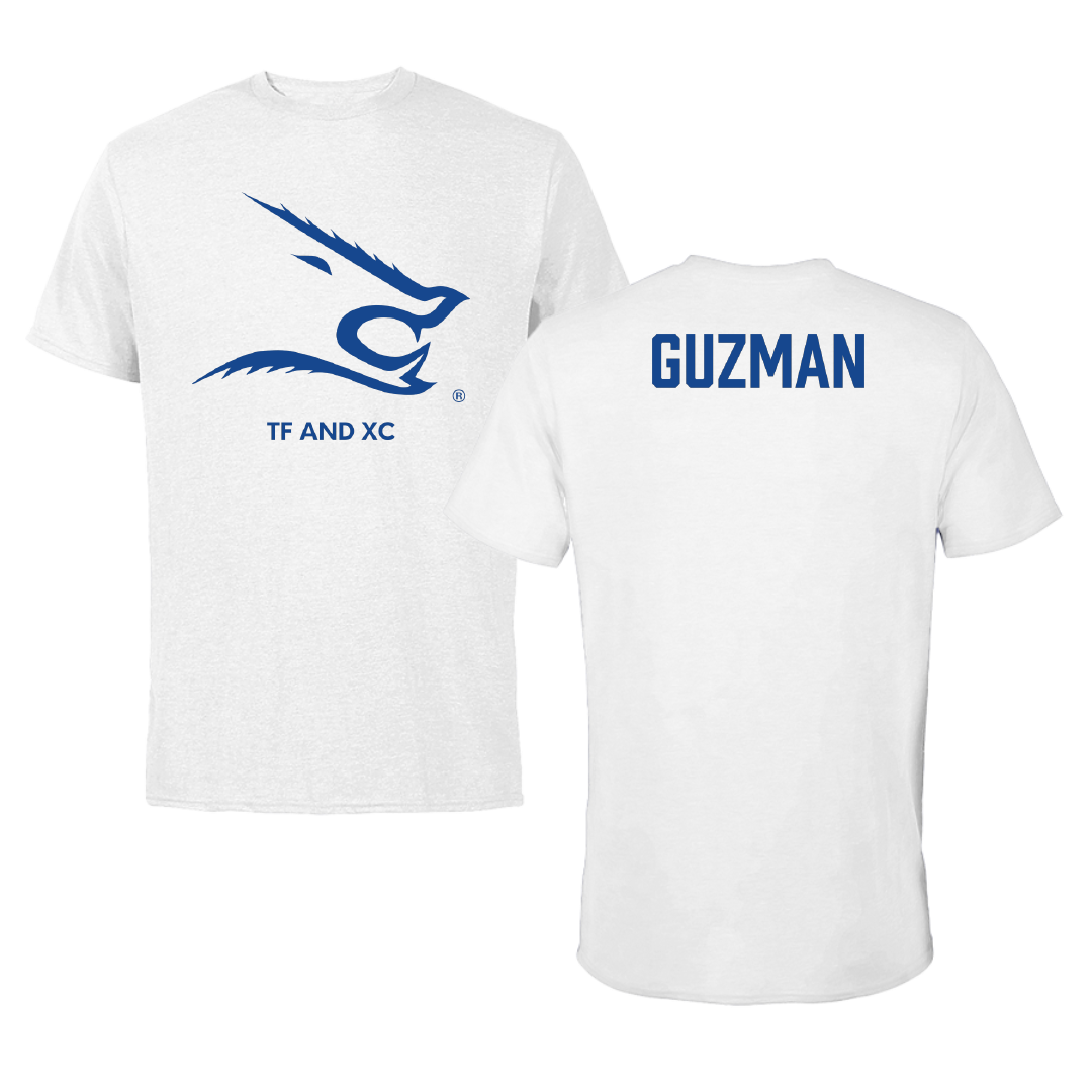Texas A&M University-Kingsville TF and XC White Tee - David Guzman