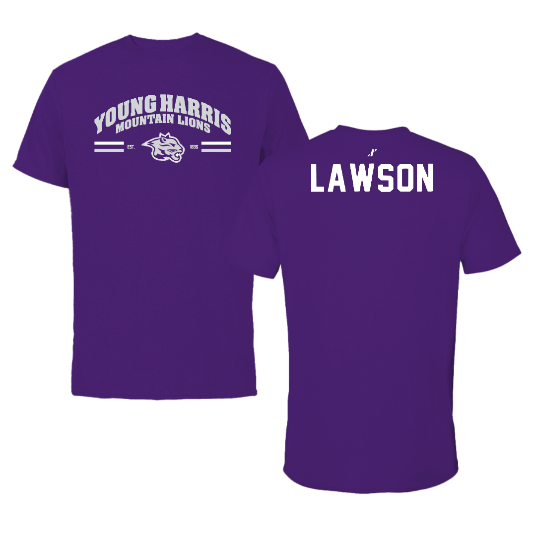 Young Harris College Cheer Purple General Tee - Genna Lawson