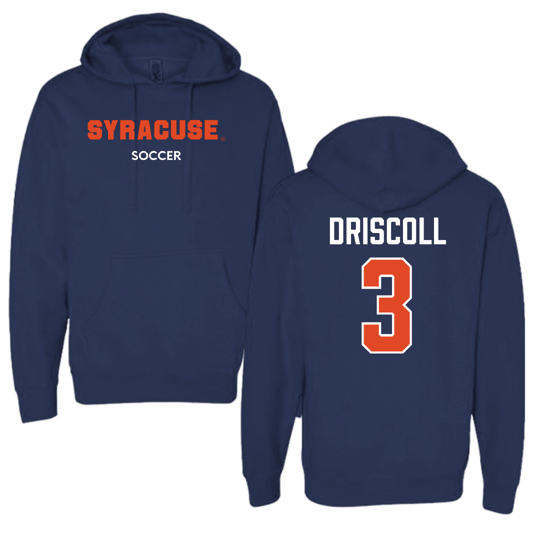 Syracuse University Soccer (W) Navy Hoodie - #3 Caitlin Driscoll