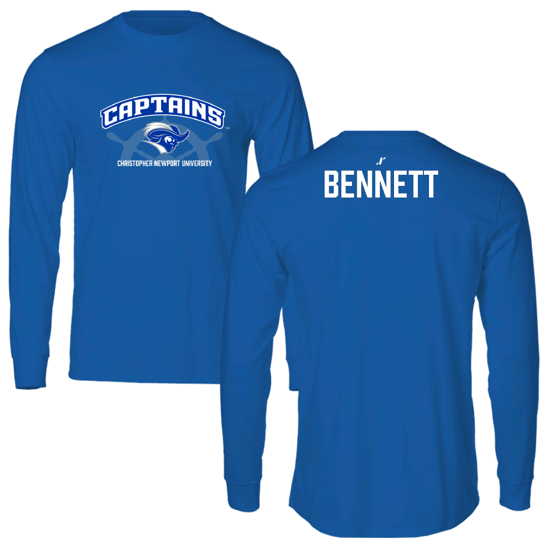 Christopher Newport University Football Blue General Long Sleeve - Chance Bennett