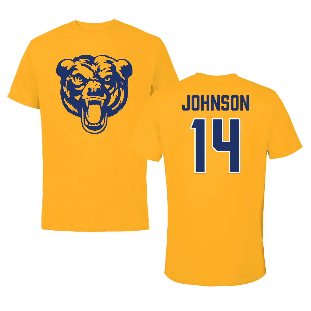 Carolina University Volleyball Gold Performance Tee - #14 Jamison Johnson