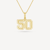 Gold Presidents Pendant and Chain - #50 Seth Carelock