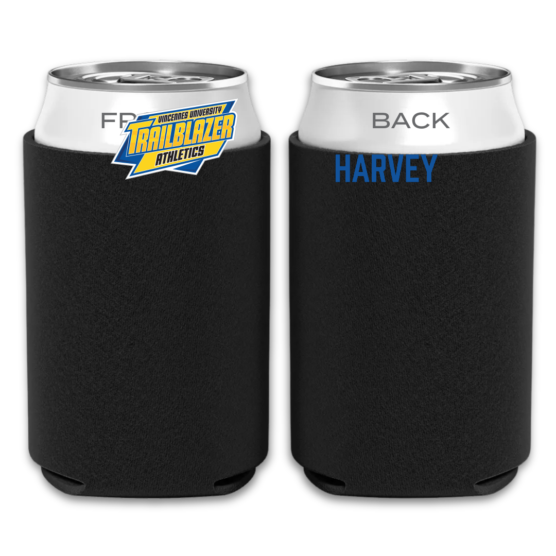 Vincennes University Bowling (M) Black Can Cooler - Tad Harvey