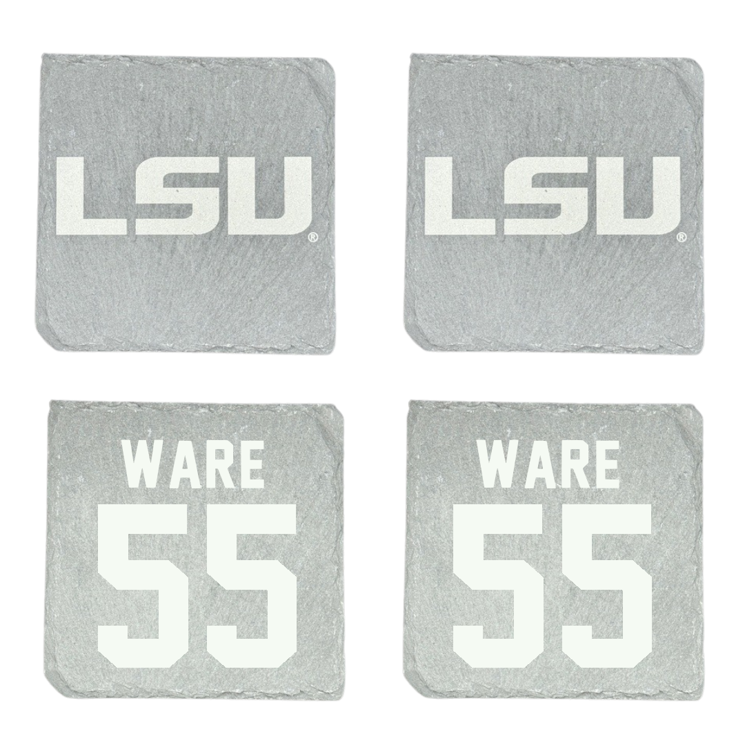 Louisiana State University Baseball Stone Coaster (4 Pack)  - #55 Conner Ware