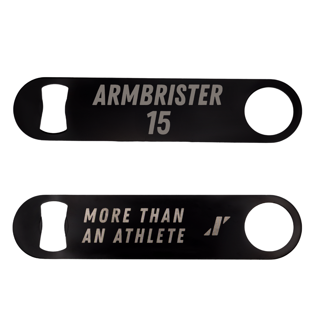 Florida Atlantic University Basketball Black Bottle Opener - #15 Kayana Armbrister