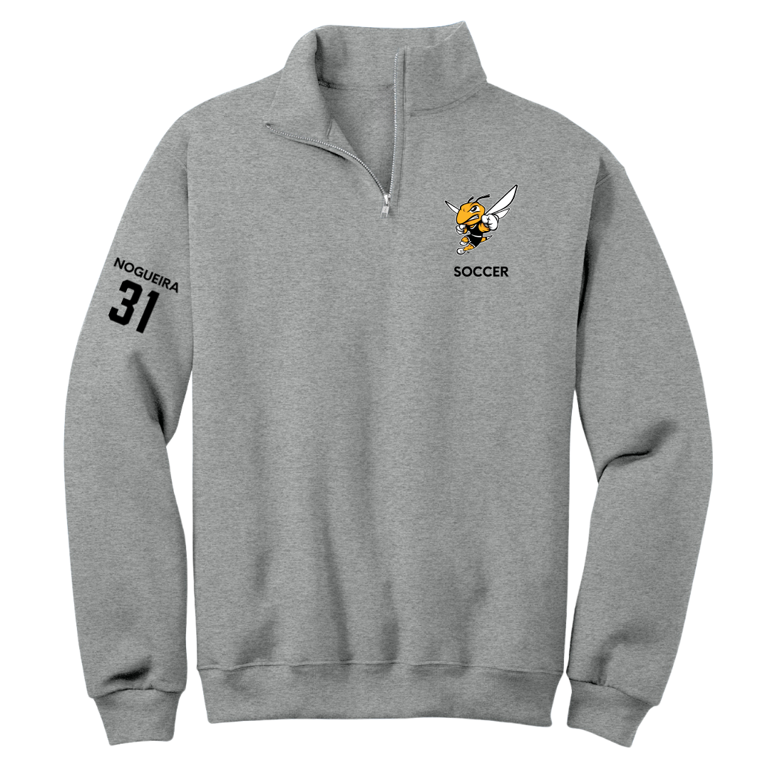 American International College Soccer (M) Sport Gray Quarter-Zip - #31 Angelo Nogueira