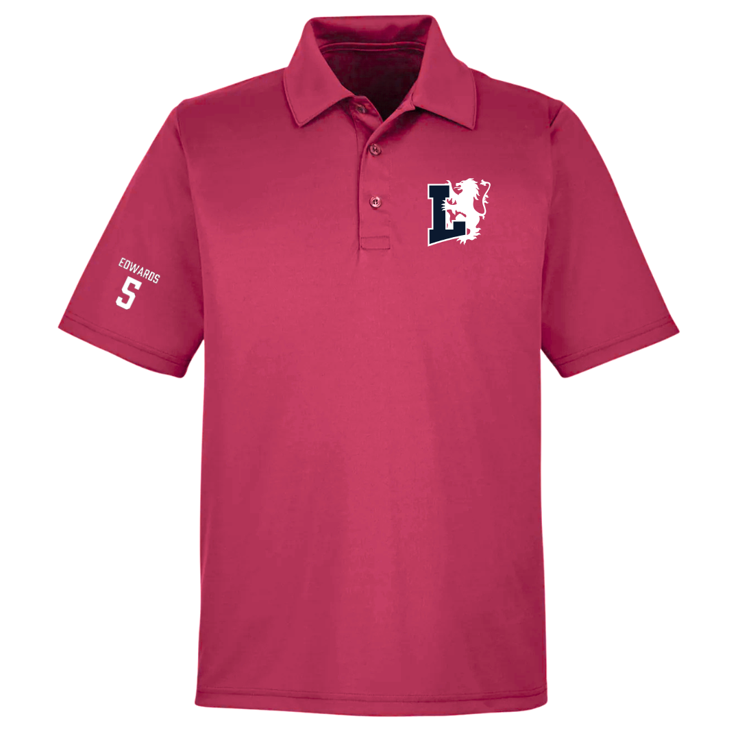 Lyon College Baseball Cardinal Polo - #5 Jarius Edwards