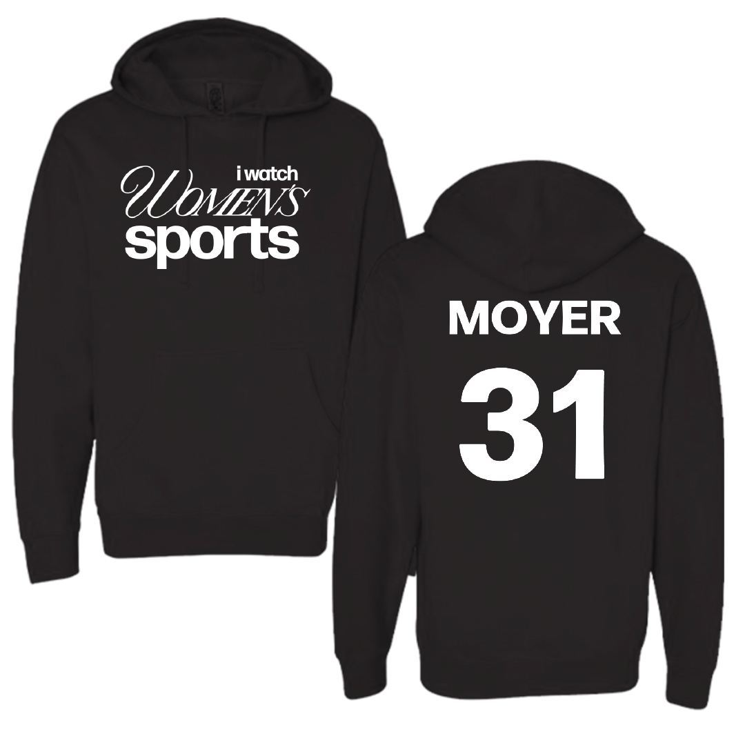 James Madison University Lacrosse Black WHM Hoodie - #31 Adanya Moyer