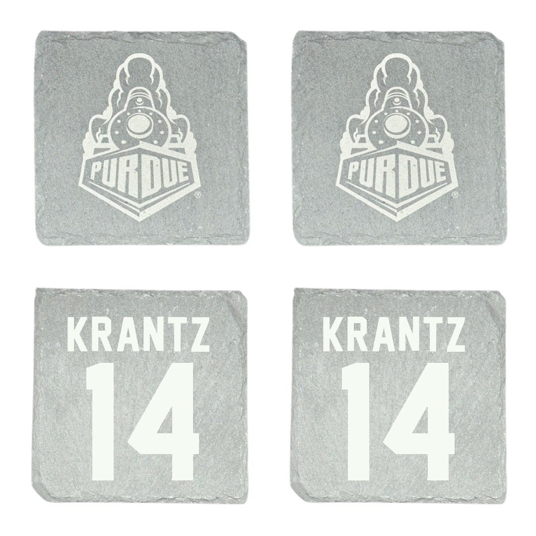 Purdue University Softball Stone Coaster (4 Pack)  - #14 Jensen Krantz