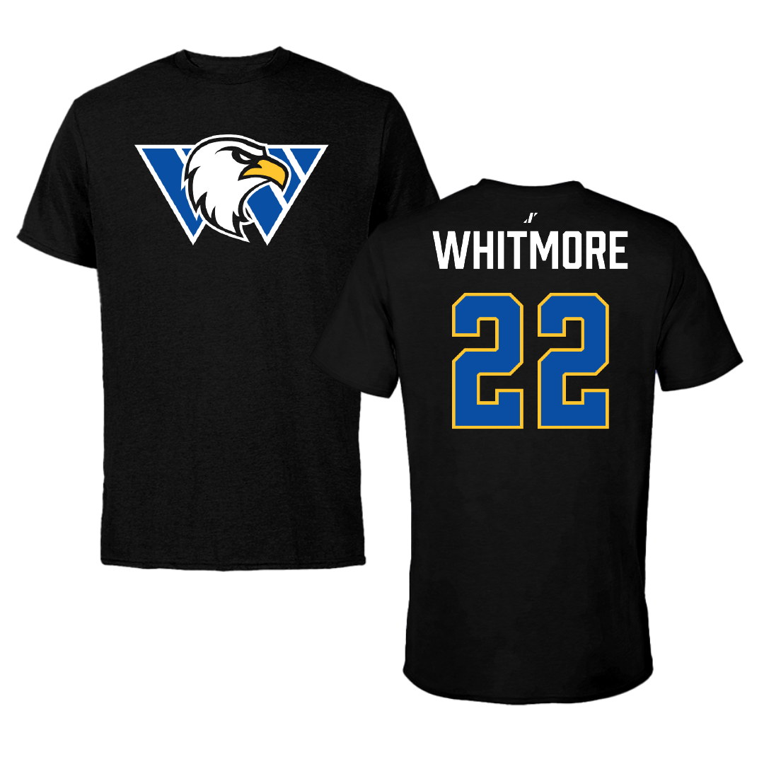 Williams Baptist University Basketball (M) Black Tee - #22 Zion Whitmore