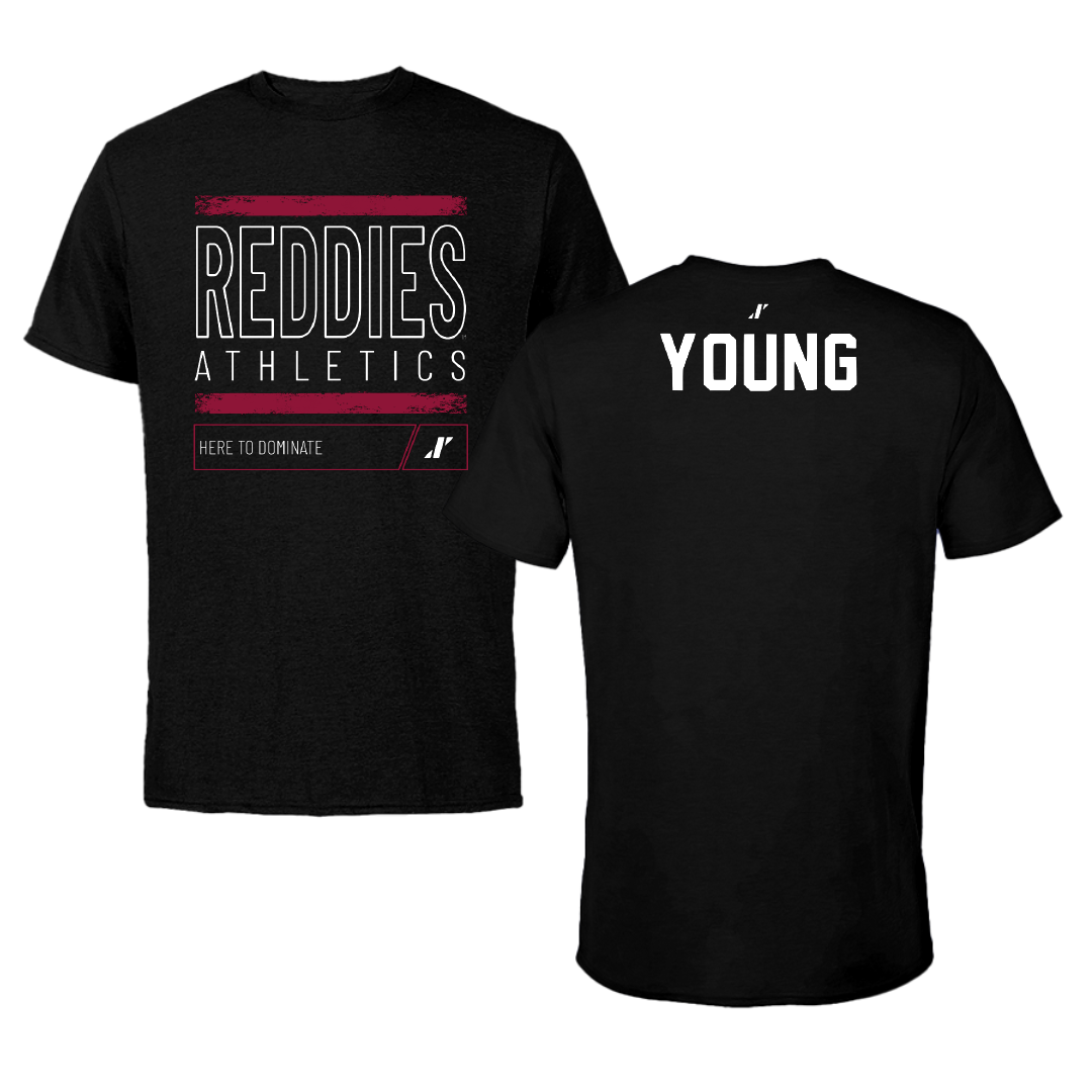 Henderson State University Cheer Black Dominate Performance Tee - Gracie Young
