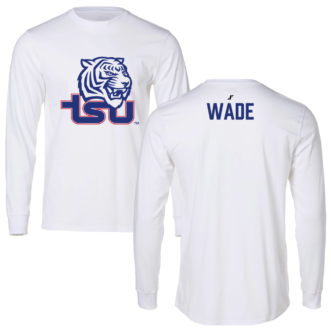 Tennessee State University TF and XC White Long Sleeve - Jonathan Wade