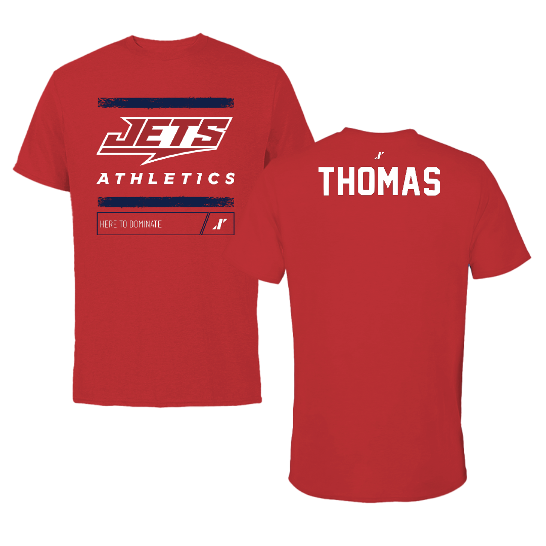 Newman University Cheer Red Dominate Tee - Amaya Thomas