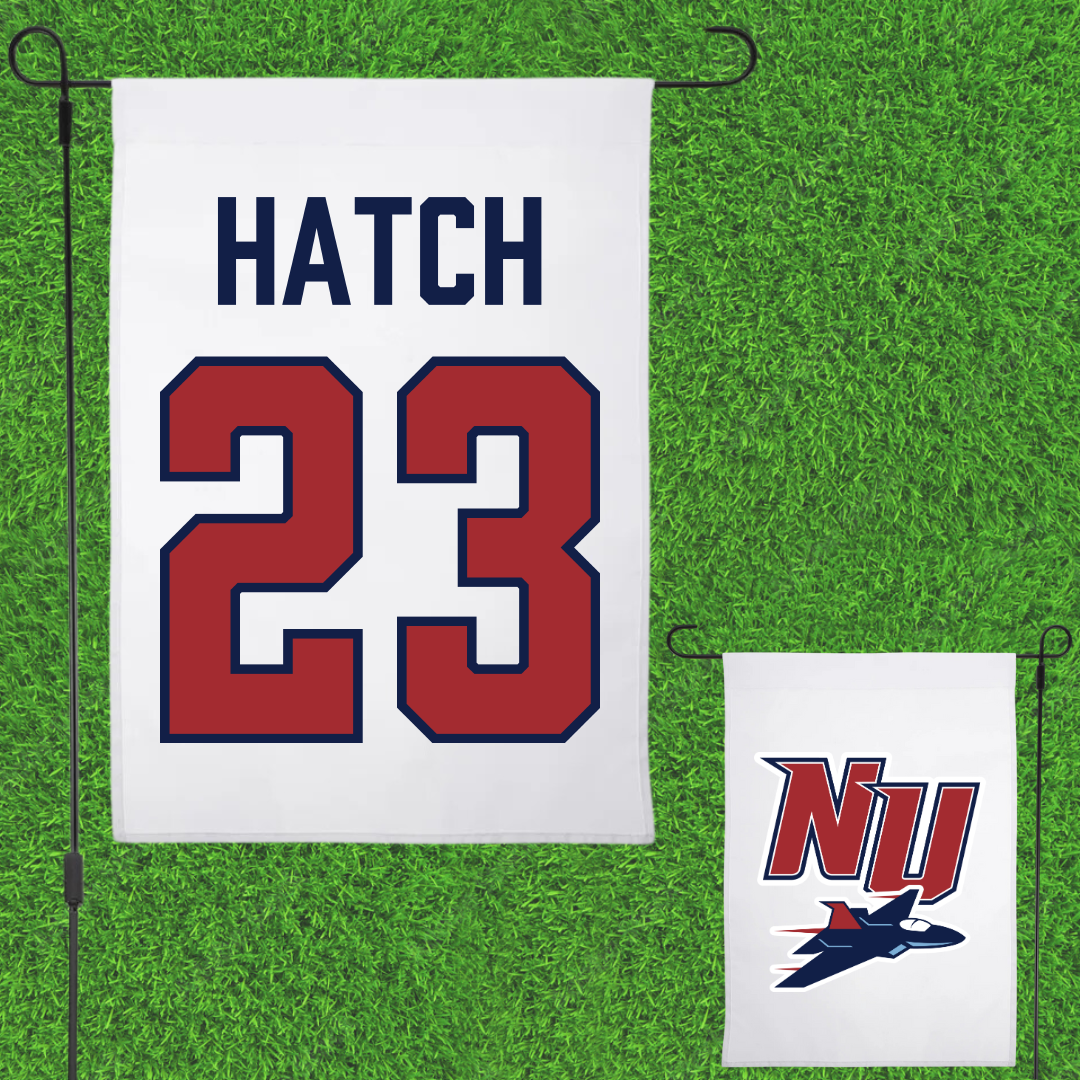 Newman University Bowling White Garden Flag - #23 Kevin Hatch