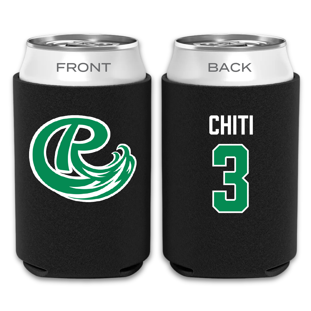 Roosevelt University Soccer (M) Black Can Cooler - #3 Matteo Chiti