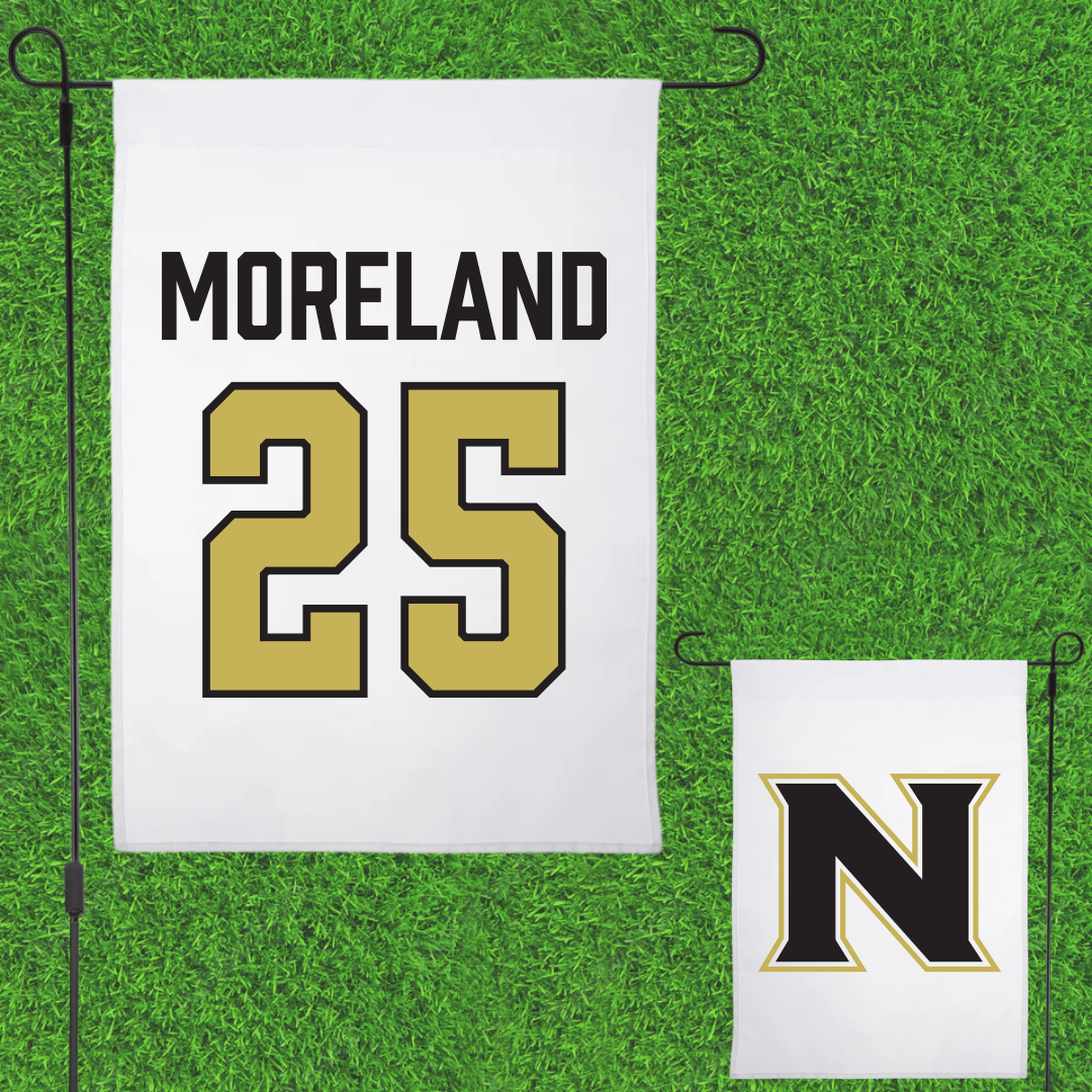 Northeastern Junior College Soccer (W) White Garden Flag - #25 Trinity Moreland