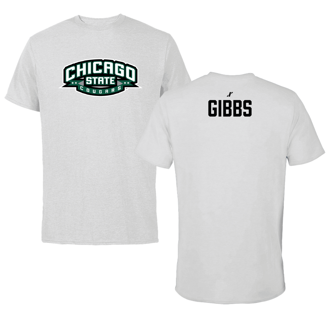 Chicago State University TF and XC Light Gray Tee - Elijah Gibbs