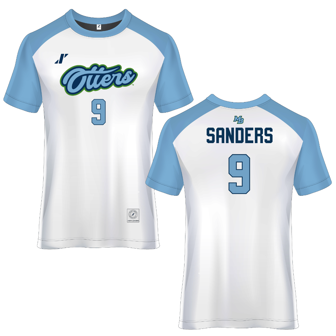 Cal State Monterey Bay White Soccer Jersey - #9 Jaedyn Sanders