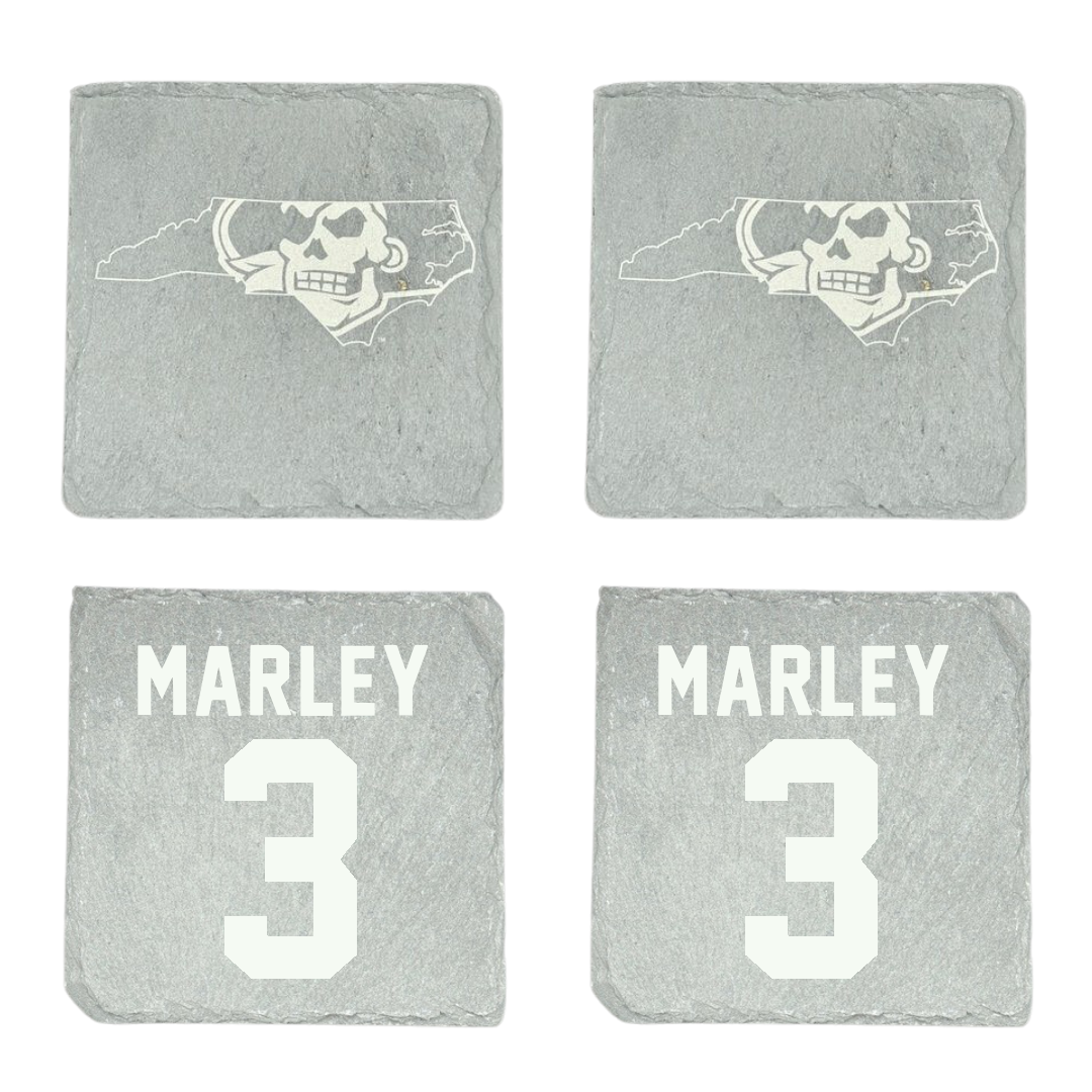East Carolina University Baseball Stone Coaster (4 Pack)  - #3 Gavin Marley