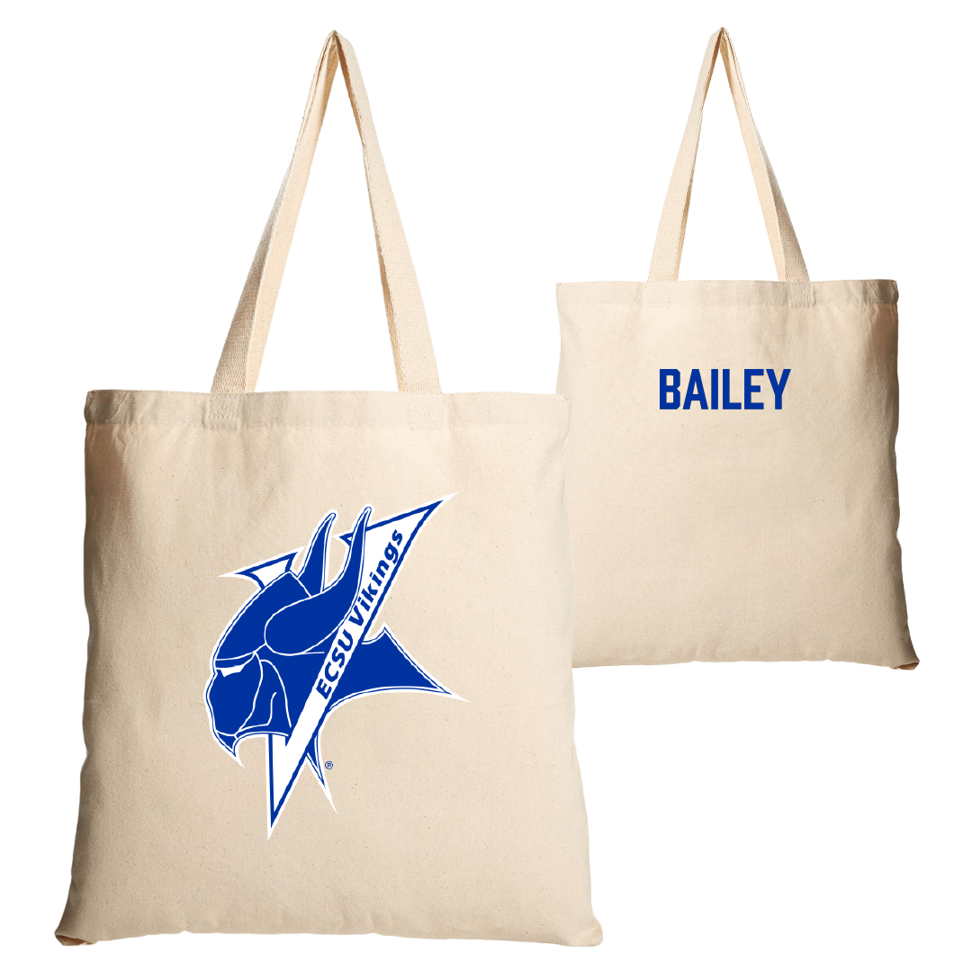 Elizabeth City State University Golf (M) Tan Canvas Tote Bag - Walter Bailey