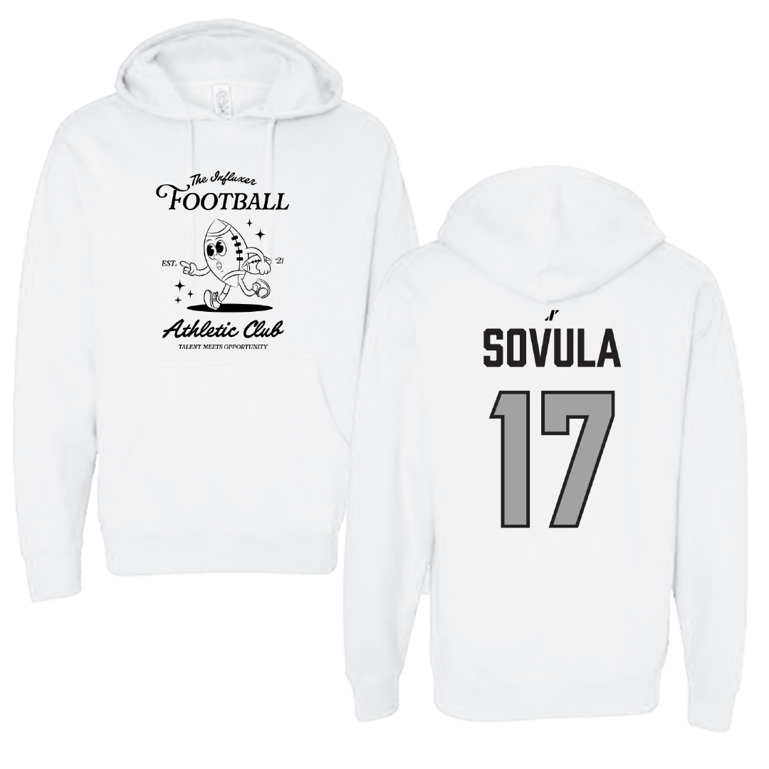 Football White Influxer Athletic Club Hoodie - #17 Herbert Sovula