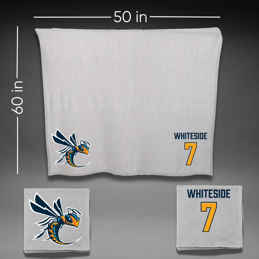 Cedarville University Basketball (M) Gray Blanket - #7 Jonathan Whiteside