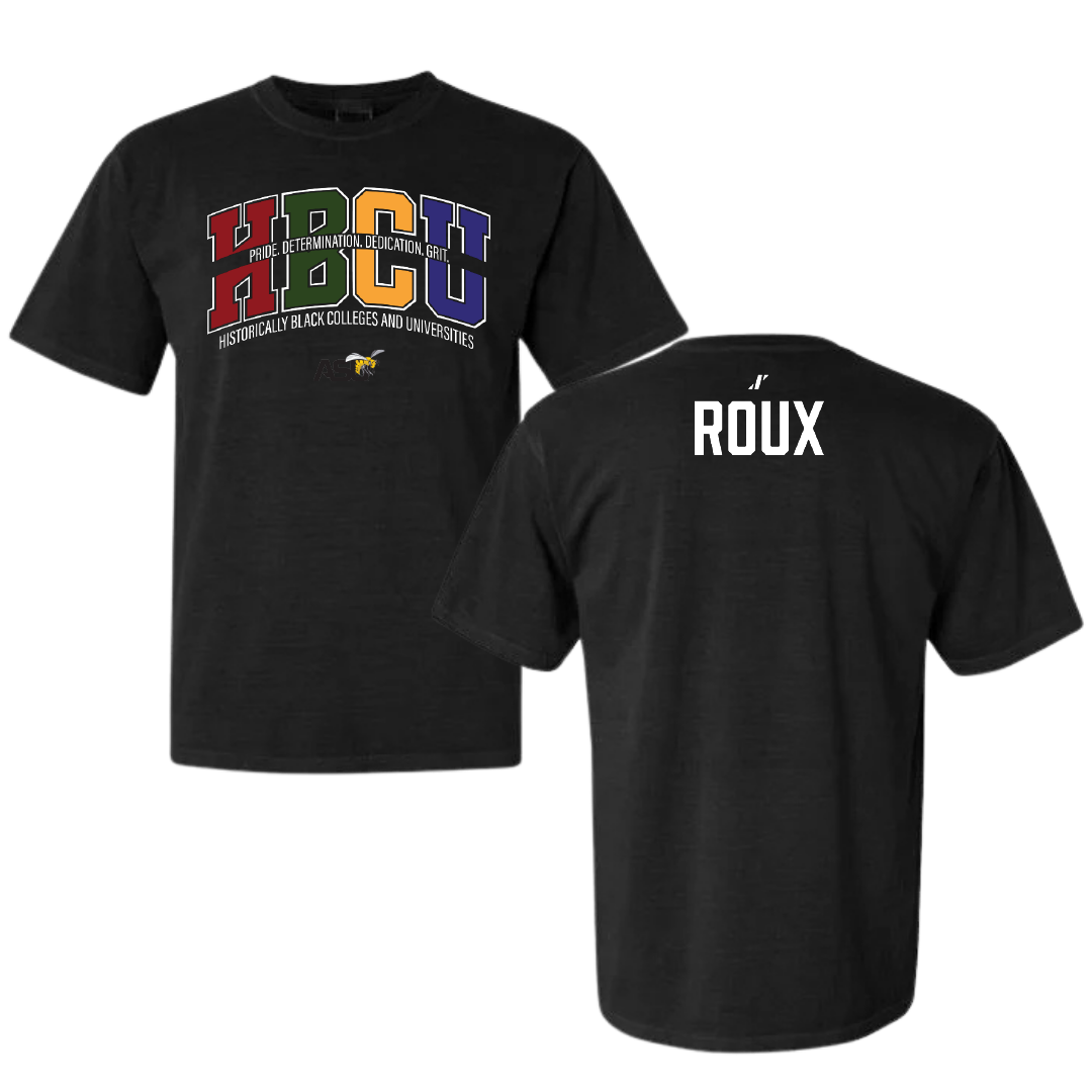 Alabama State University Tennis Black HBCU Comfort Colors Tee - Eloi Roux