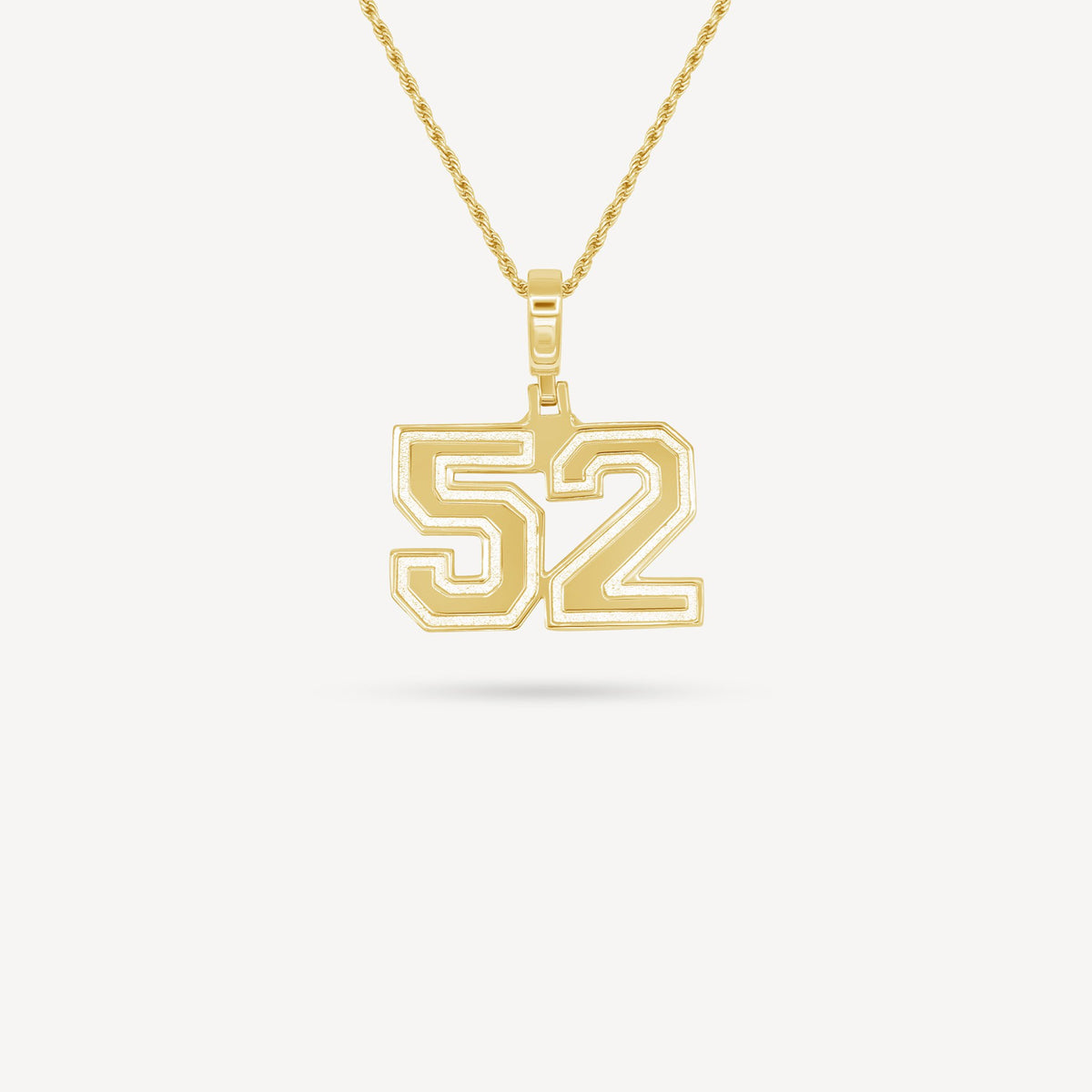 Gold Presidents Pendant and Chain - #52 Justin Gooden