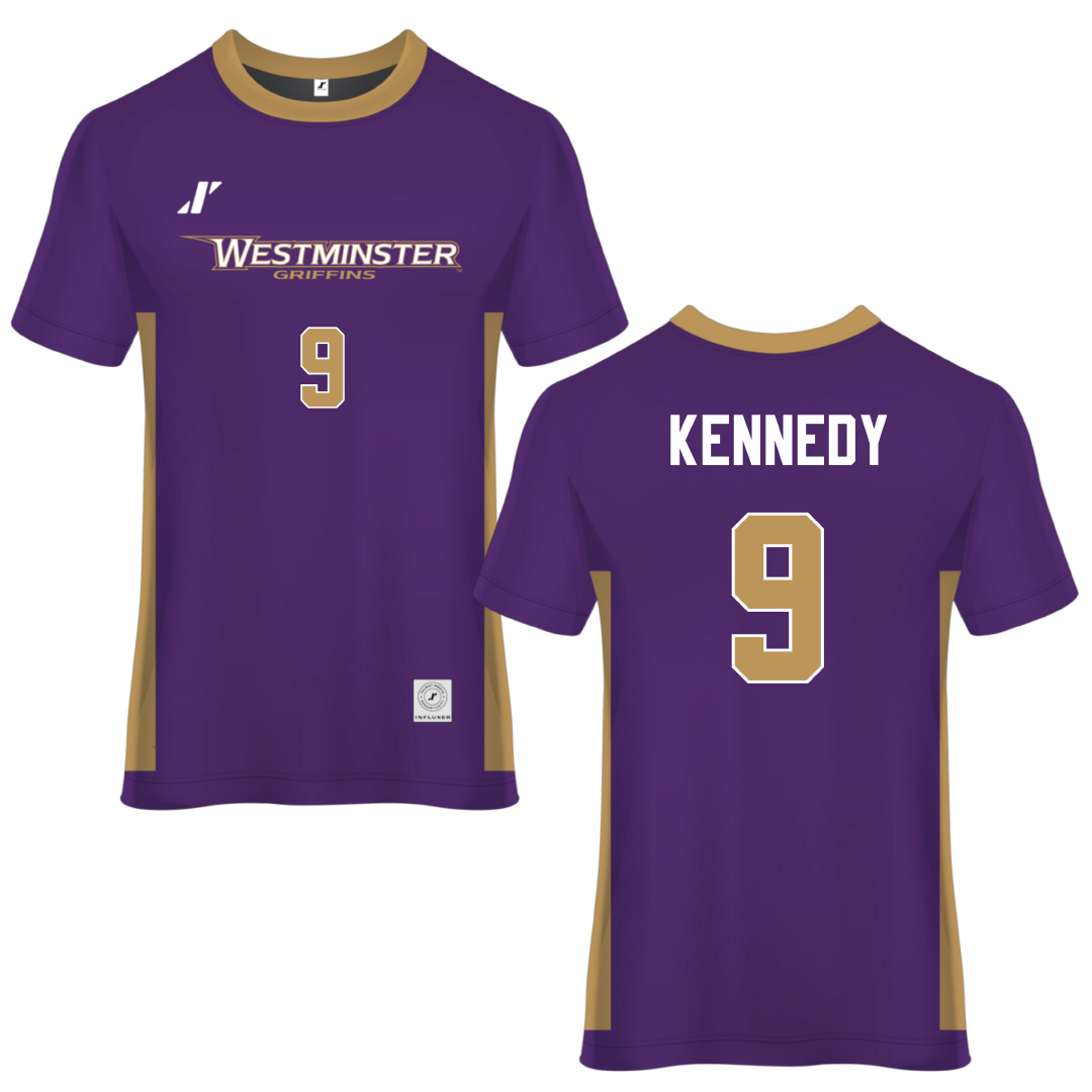 Westminster University (Utah) Purple Soccer Jersey - #9 Skye Kennedy