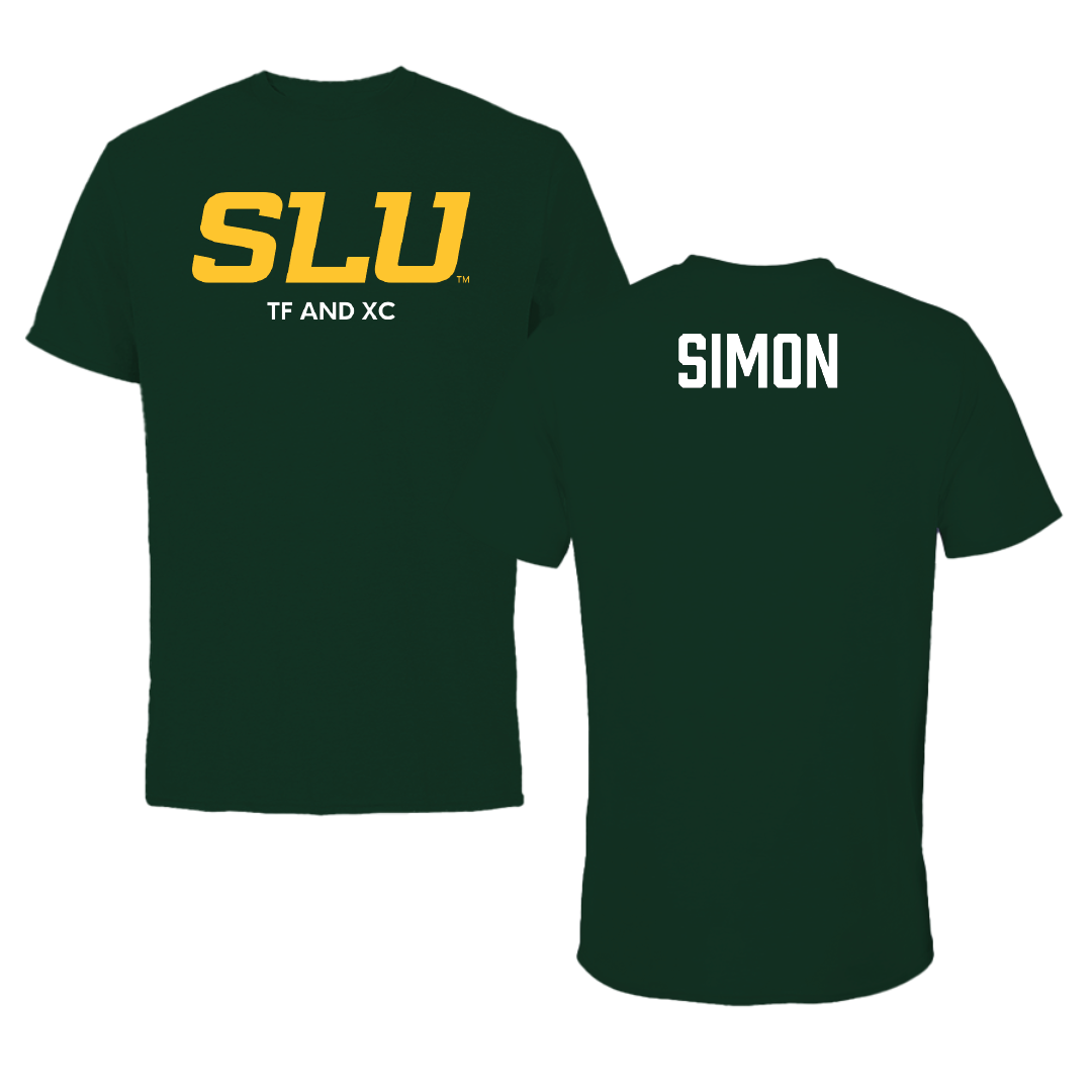 Southeastern Louisiana University TF and XC Forest Green Performance Tee - Brian Simon