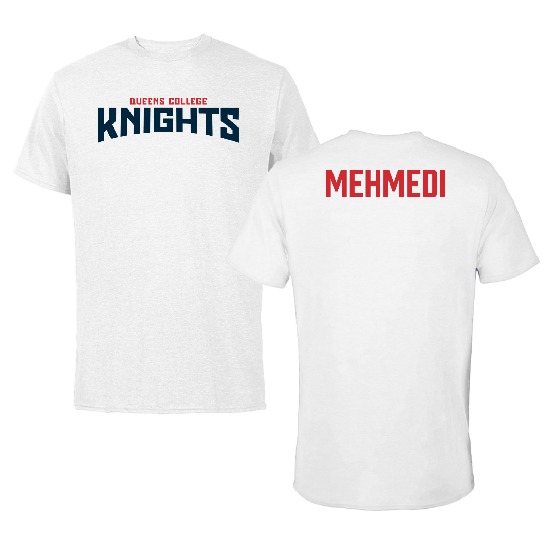 Queens College (New York) TF and XC White Classic Performance Tee - Lurtim Mehmedi