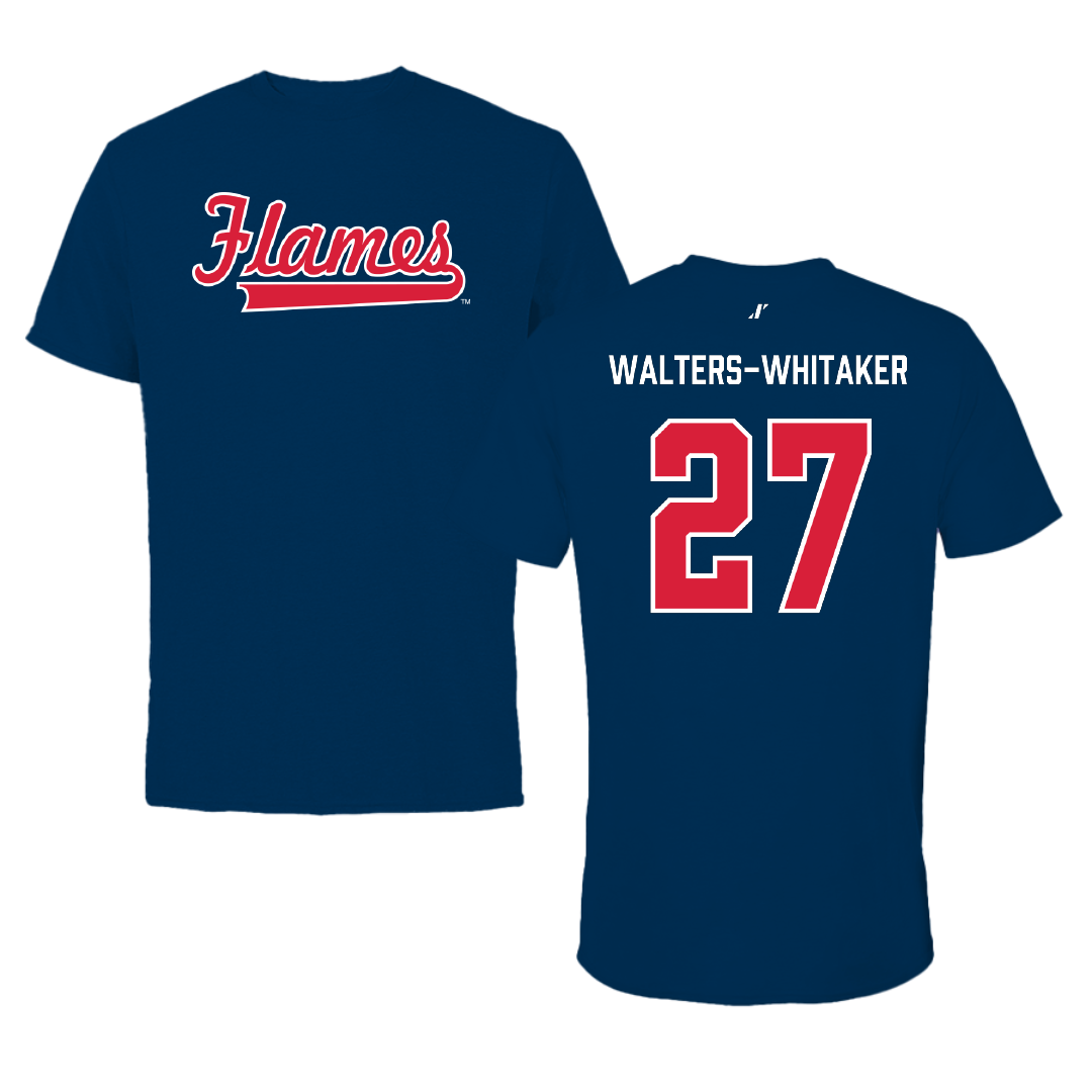 UIC Basketball (M) Navy Performance Tee - #27 Tai Walters-Whitaker