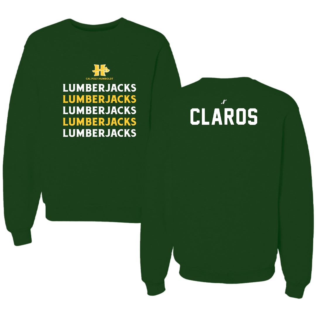 Cal Poly Humboldt TF and XC Forest Green General Crewneck - Kalyssa Claros