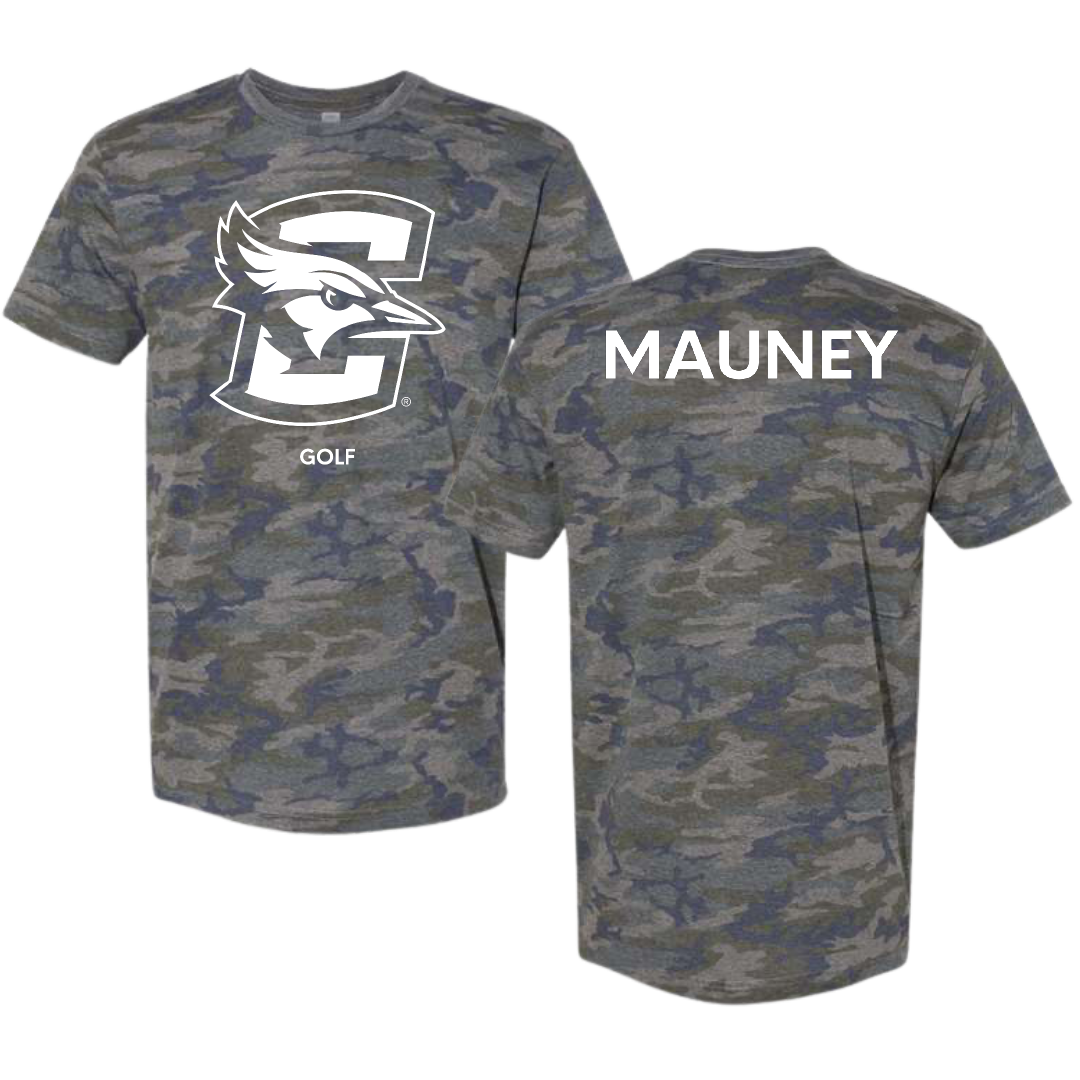 Creighton University Golf (M) Vintage Camo Tee - Radley Mauney