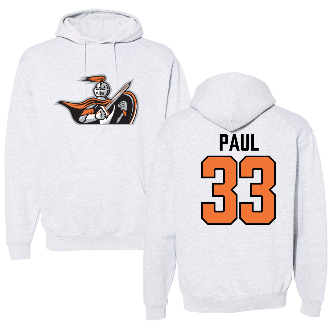 Heidelberg University Soccer Gray Hoodie - #33 Camdyn Paul