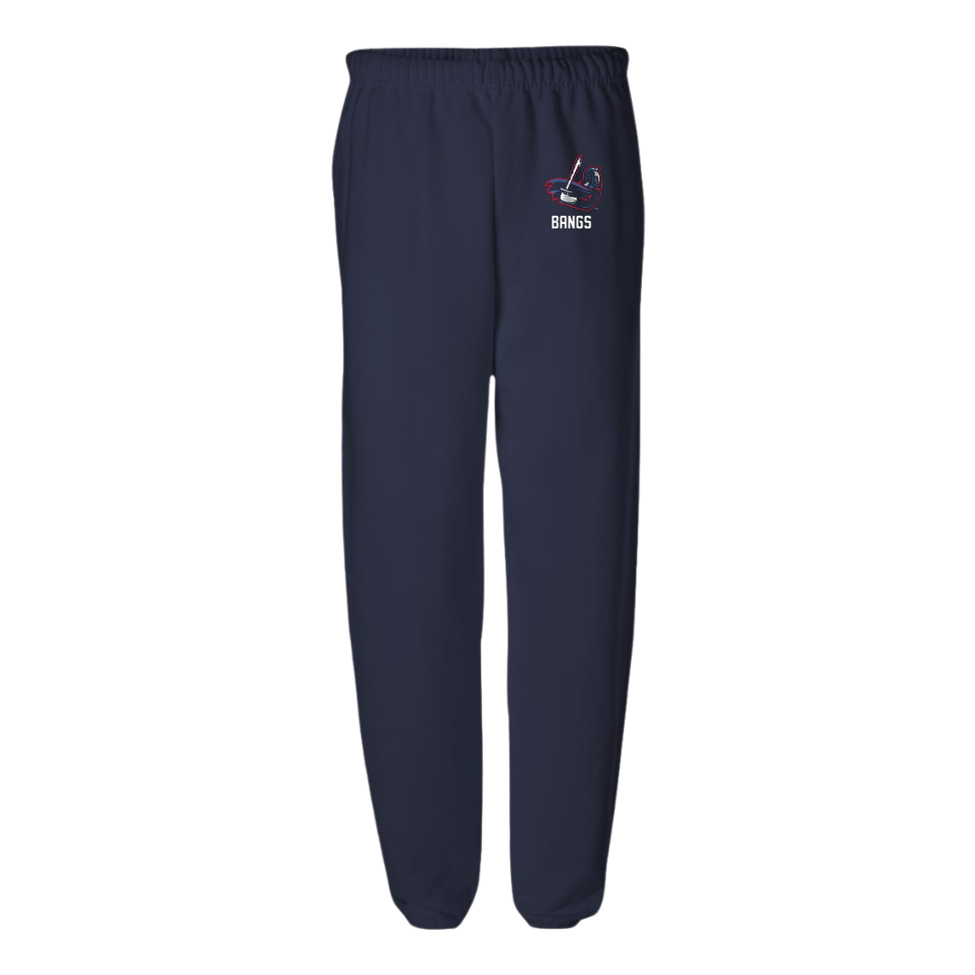 Sterling College Football Navy Sweatpants - #39 Karson Bangs