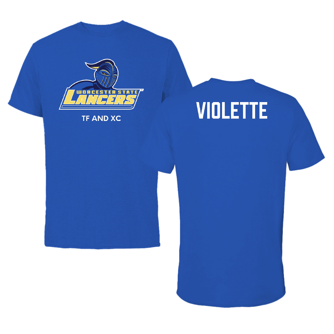Worcester State University TF and XC Blue Tee - Nicholas Violette