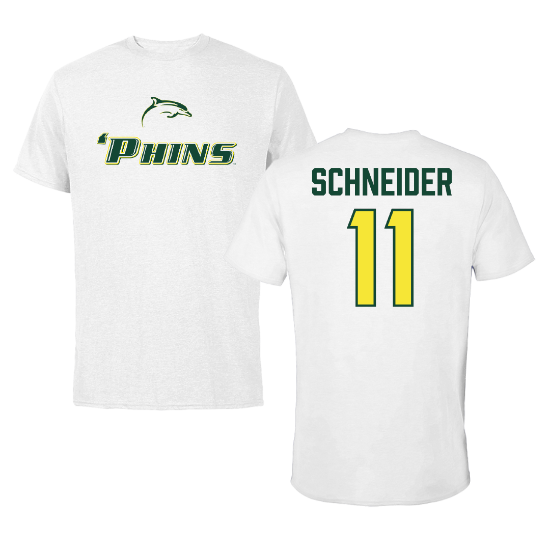Le Moyne College Volleyball (W) White Tee - #11 Eiley Schneider