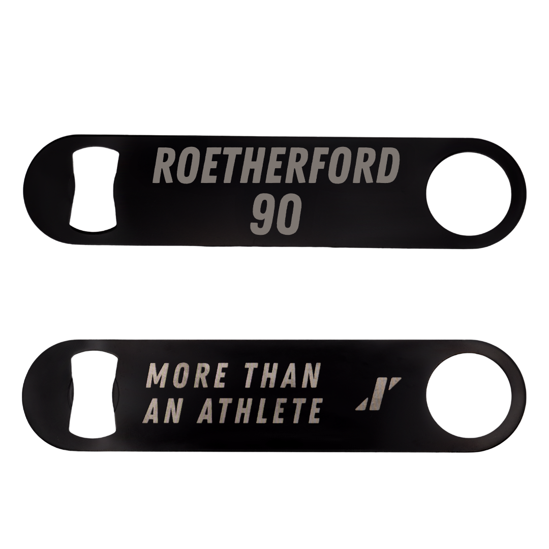 University of Arkansas-Pine Bluff Football Black Bottle Opener - #90 Cameron Roetherford