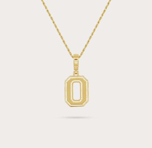 Gold Presidents Pendant and Chain - #0 Ivory Finley