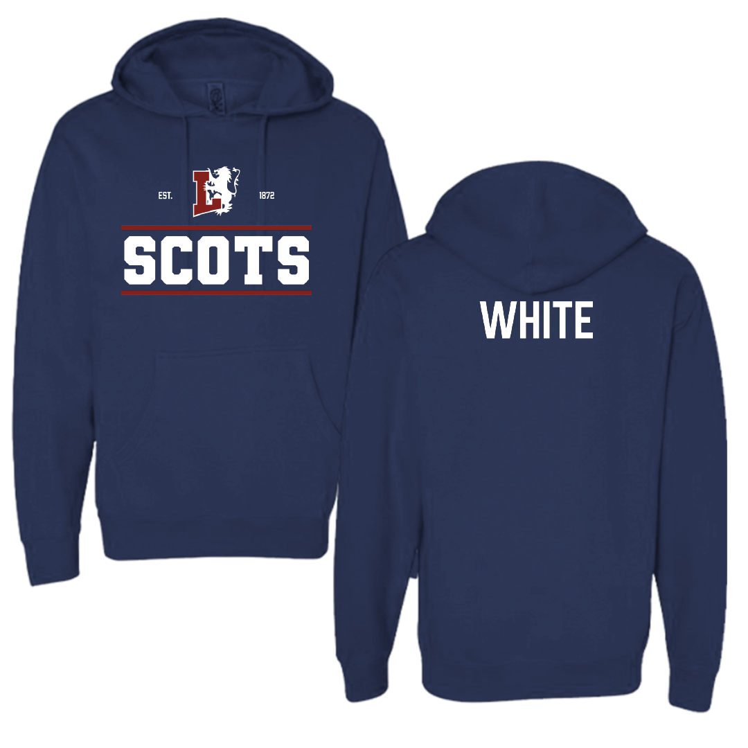 Lyon College Cheer Navy General Hoodie - Sarah White