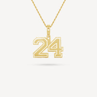 Gold Presidents Pendant and Chain - #24 Chantwan Harkless