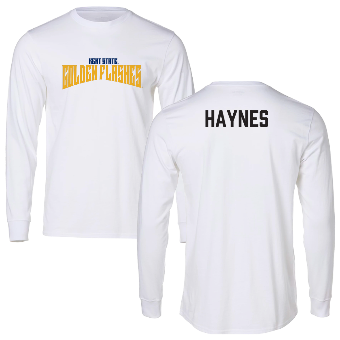 Kent State University Golf White Classic Performance Long Sleeve - Nolan Haynes