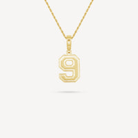 Gold Presidents Pendant and Chain - #9 Ryder Woodson