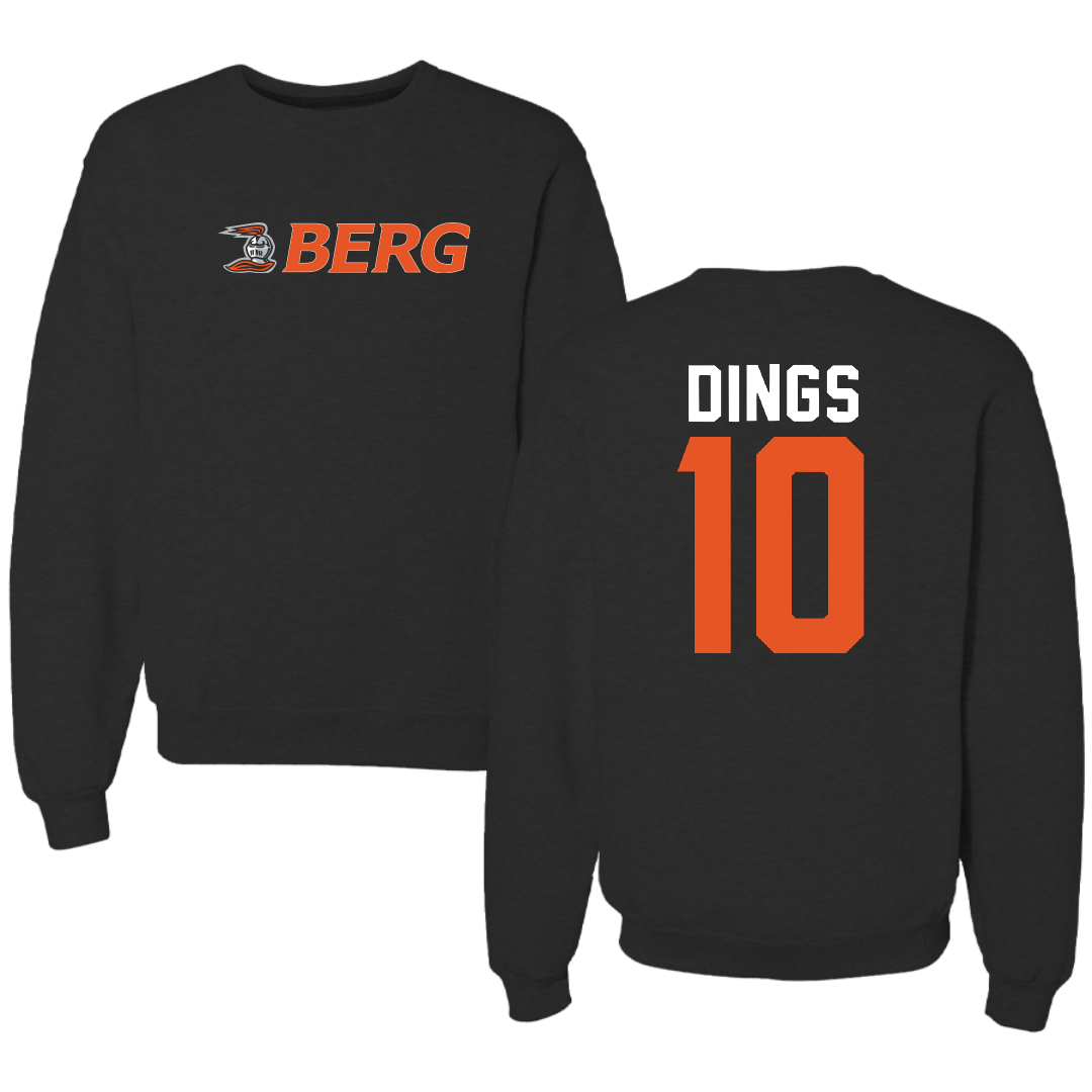 Heidelberg University Football Black Crewneck - #10 Cam Dings